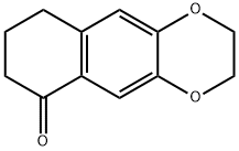 2H,3H,6H,7H,8H,9H-naphtho[2,3-b][1,4]dioxin-6-one Struktur