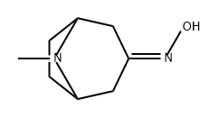 8-Azabicyclo[3.2.1]octan-3-one, 8-methyl-, oxime Struktur