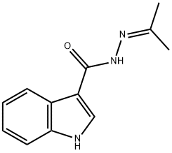 N-(propan-2-ylideneamino)-1H-indole-3-carboxamide Struktur