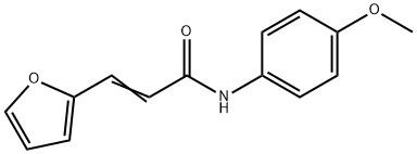 (E)-3-(furan-2-yl)-N-(4-methoxyphenyl)acrylamide Struktur