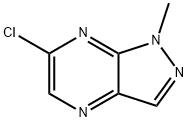 6-chloro-1-methyl-1H-pyrazolo[3,4-b]pyrazine Struktur