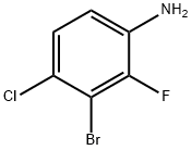 3-Bromo-4-chloro-2-fluoroaniline Struktur