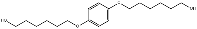 1-Hexanol, 6,6'-[1,4-phenylenebis(oxy)]bis- Struktur