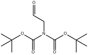 DI-TERT-BUTYL 2-OXOETHYLIMINODICARBOXYLATE Struktur