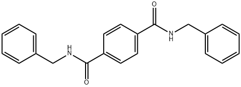 1,4-Benzenedicarboxamide,N1,N4-bis(phenylmethyl)- Struktur