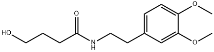 N-[2-(3,4-dimethoxyphenyl)ethyl]-4-hydroxybutanamide Struktur