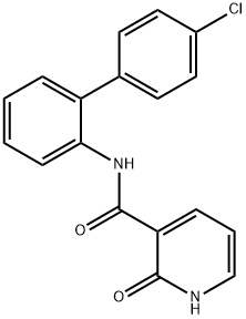 N-(4-chloro-[1,1-biphenyl]-2-yl)-2-hydroxynicotinamide Struktur