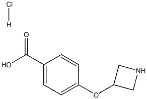 4-(3-azetidinyloxy)benzoic acid hydrochloride Struktur