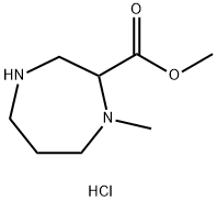 methyl 1-methyl-1,4-diazepane-2-carboxylate dihydrochloride Struktur