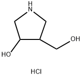 4-(Hydroxymethyl)Pyrrolidin-3-Ol Hydrochloride Struktur