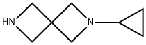 2-cyclopropyl-2,6-diazaspiro[3.3]heptane Struktur