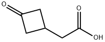 2-(3-oxocyclobutyl)acetic acid Struktur