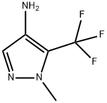 1-Methyl-5-trifluoromethyl-1H-pyrazol-4-ylamine Struktur