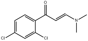 1-(2,4-Dichloro-phenyl)-3-dimethylamino-propenone Struktur