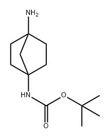 tert-butyl N-{4-aminobicyclo[2.2.1]heptan-1-yl}carbamate Struktur