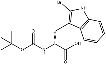 Boc-D-2-BromoTryptophan Struktur