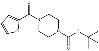 tert-butyl 4-(furan-2-carbonyl)piperazine-1-carboxylate Struktur