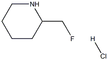 2-(fluoromethyl)piperidine hydrochloride Struktur