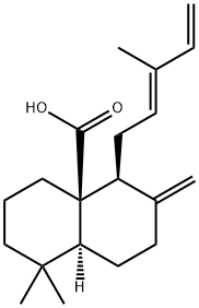 8(17),12E,14-Labdatrien-20-oic acid Struktur