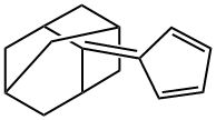 2-Cyclopenta-2,4-dienylidene-adamantane Struktur