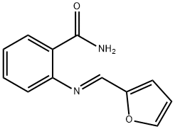 2-[(2-furylmethylene)amino]benzamide Struktur