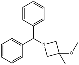 1-BENZHYDRYL-3-METHOXY-3-METHYLAZETIDINE Struktur