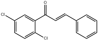 (2E)-1-(2,5-dichlorophenyl)-3-phenylprop-2-en-1-one Struktur