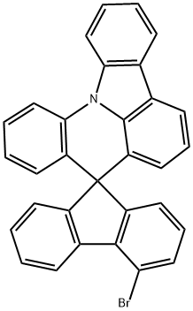 4-Bromo-spiro[9H-fluorene-9,8'-[8H]indolo[3,2,1-de]acridine] Structure