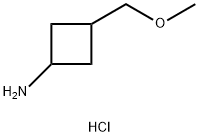 3-Methoxymethyl-cyclobutylamine hydrochloride Struktur