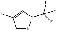 4-Iodo-1-trifluoromethyl-1H-pyrazole Struktur