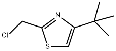 4-tert-butyl-2-(chloromethyl)-1,3-thiazole hydrochloride Struktur