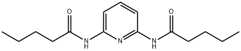 N-[6-(pentanoylamino)pyridin-2-yl]pentanamide Struktur