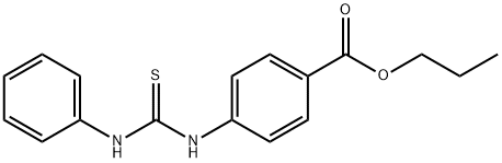 propyl 4-[(anilinocarbonothioyl)amino]benzoate Struktur