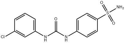 1-(3-chlorophenyl)-3-(4-sulfamoylphenyl)urea Struktur