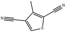 3-Methyl-thiophene-2,4-dicarbonitrile Struktur