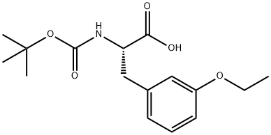 N-Boc-DL-3-ethoxy-Phenylalanine Struktur