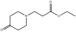 Ethyl 3-(4-oxopiperidin-1-yl)propanoate Struktur