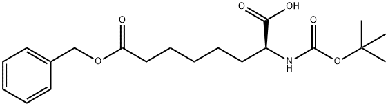 Boc-S-2-Aminosuberic acid 8-(phenylmethyl) ester Struktur