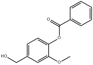 Benzoic acid 4-hydroxymethyl-2-methoxy-phenyl ester