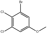 1-bromo-2,3-dichloro-5-methoxybenzene Struktur