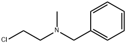 N-benzyl-2-chloro-N-methyl-ethanamine Struktur