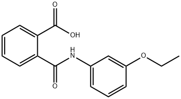 2-{[(3-ethoxyphenyl)amino]carbonyl}benzoic acid Struktur