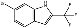 6-Bromo-2-trifluoromethyl-1H-indole Struktur