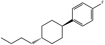 1-(trans-4-butylcyclohexyl)-4-fluoro-Benzene Struktur