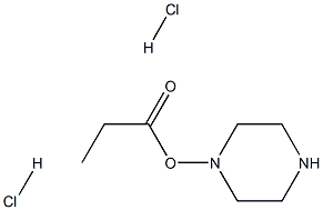 methyl 1-piperazinylacetate dihydrochloride Struktur