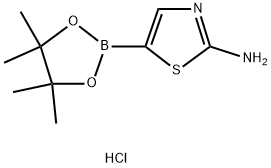 2-Aminothiazole-5-boronic acid pinacol ester.HCl Struktur