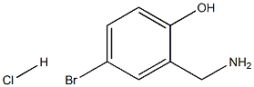 2-(AMINOMETHYL)-4-BROMOPHENOL HYDROCHLORIDE Struktur