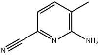 6-Amino-5-methyl-pyridine-2-carbonitrile Struktur