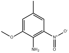 2-METHOXY-4-METHYL-6-NITROANILINE Struktur