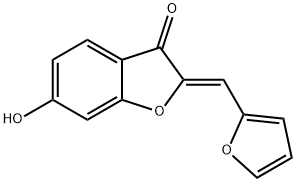 (2Z)-2-(2-furylmethylene)-6-hydroxy-1-benzofuran-3(2H)-one Struktur